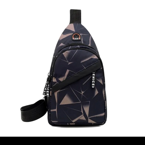 Nylon Chest Bags For Travel, lightweight, BLUE RED AND GREY AVAILABLE - Picture 5 of 8